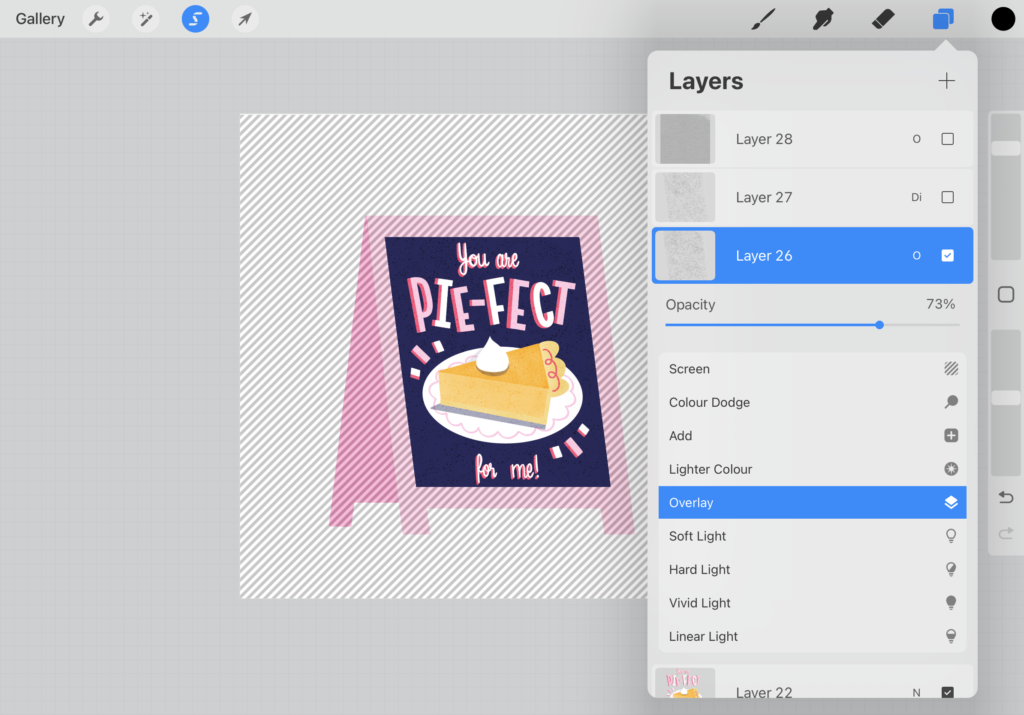 Fun with Puns: Mastering Lettering in Procreate - Pie Edition